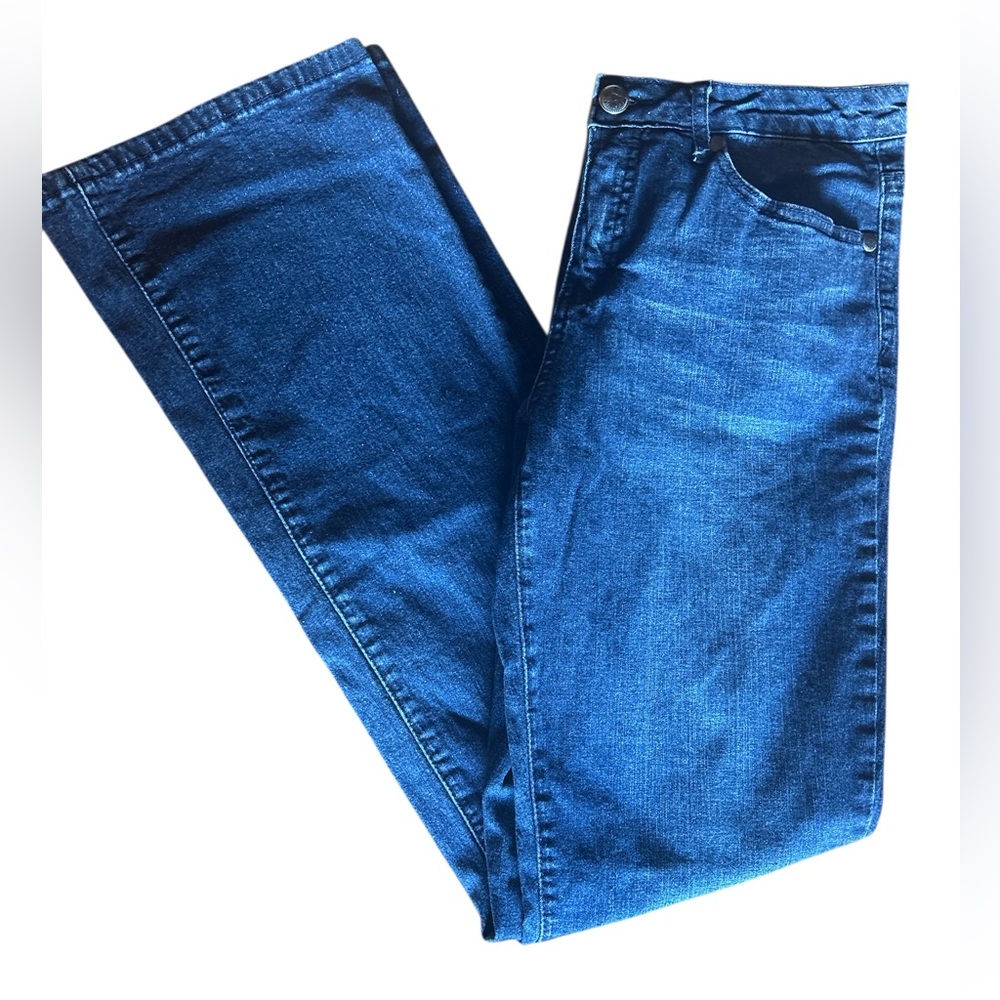 Tru Luxe Women’s Indigo Bootcut Embellished Jeans | 8/29